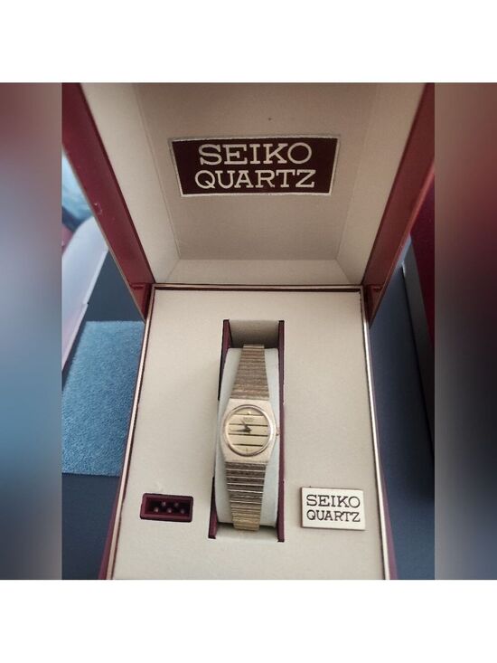 Seiko Accessories - Vintage Seiko SX Watch Women Gold Tone Gold Dial 18mm Round